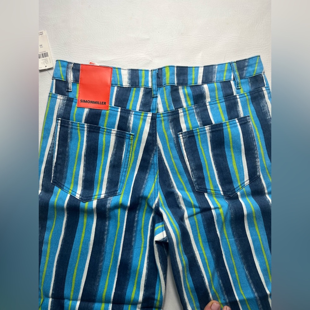 ANTHROPOLOGIE SIMON MILLER ASTRO HIGH-RIZE WIDE LEG JEANS BLUE SIZE 30 NWT - Picture 11 of 15